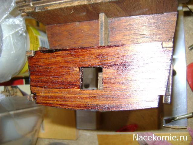 Парусник Баунти - Сборка корпуса