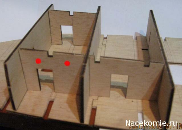 Парусник Баунти - Сборка корпуса