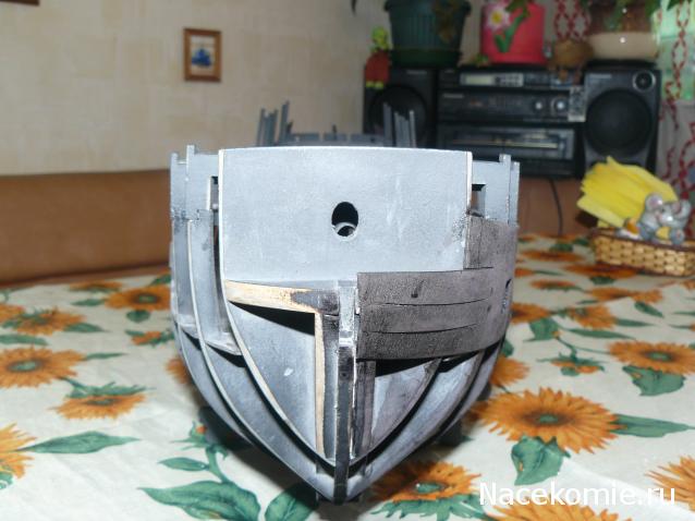 Собери Чёрную Жемчужину. Сборка: обшивка корпуса