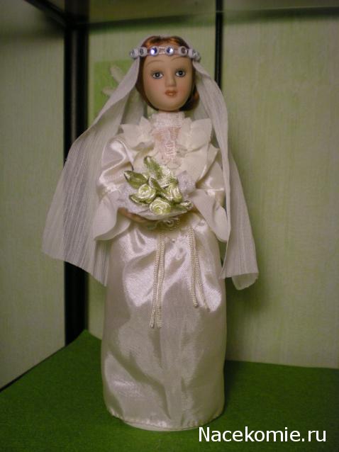 Куклы в народных костюмах №13 Кукла в городском свадебном костюме Санкт-Петербургской губернии