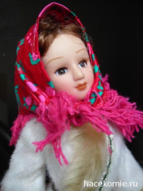 Куклы в народных костюмах №1 Кукла в зимнем костюме Московской губернии