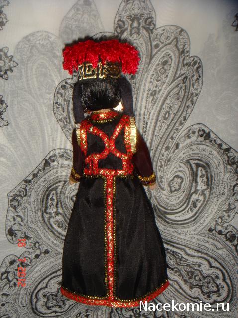 Куклы в народных костюмах №7 Кукла в калмыцком праздничном костюме