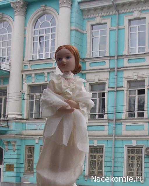 Куклы в народных костюмах №13 Кукла в городском свадебном костюме Санкт-Петербургской губернии