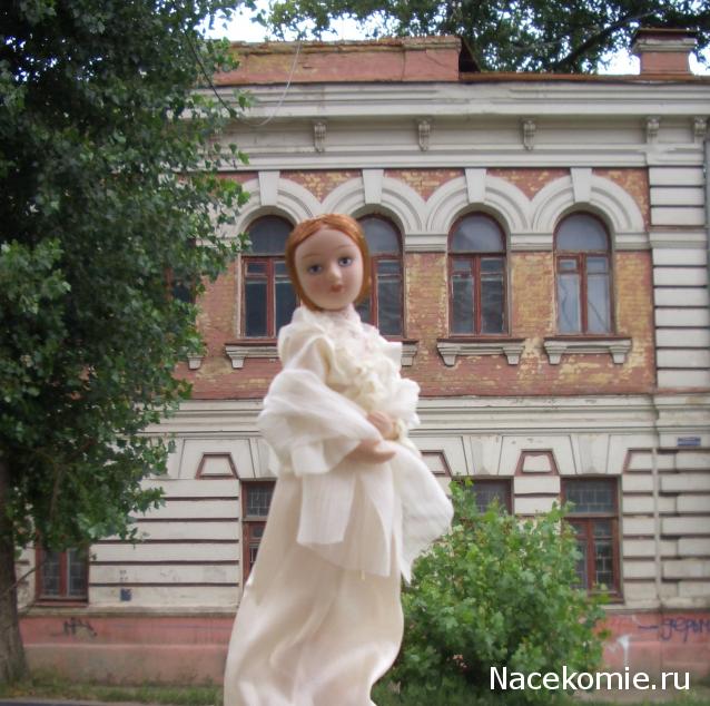 Куклы в народных костюмах №13 Кукла в городском свадебном костюме Санкт-Петербургской губернии