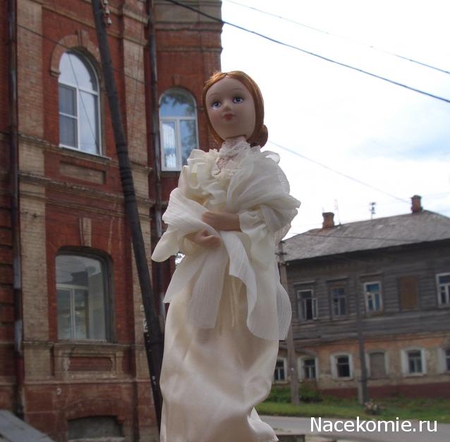 Куклы в народных костюмах №13 Кукла в городском свадебном костюме Санкт-Петербургской губернии