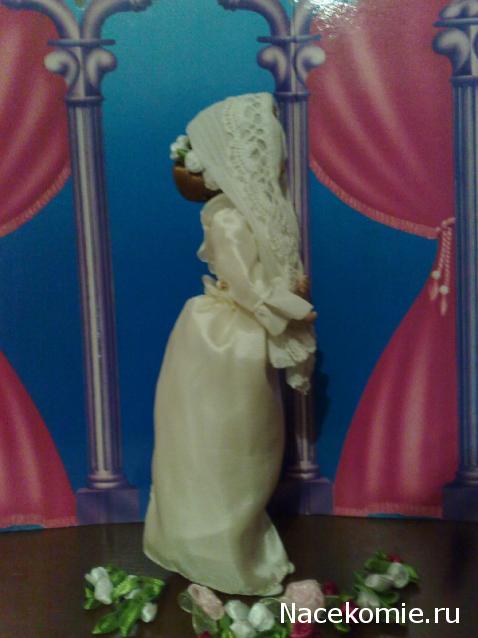 Куклы в народных костюмах №13 Кукла в городском свадебном костюме Санкт-Петербургской губернии