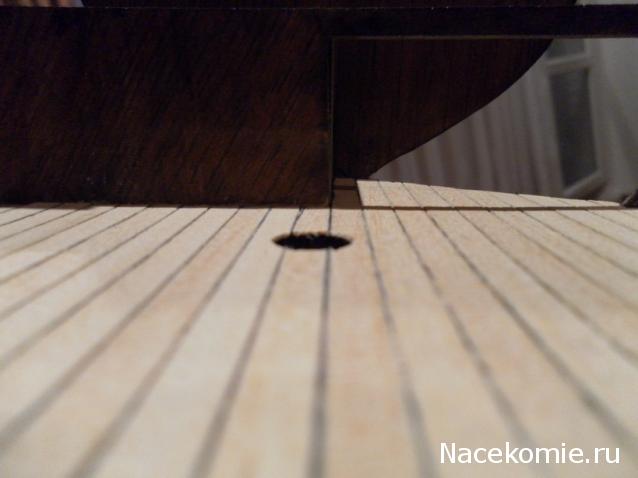 Парусник Баунти - Сборка корпуса