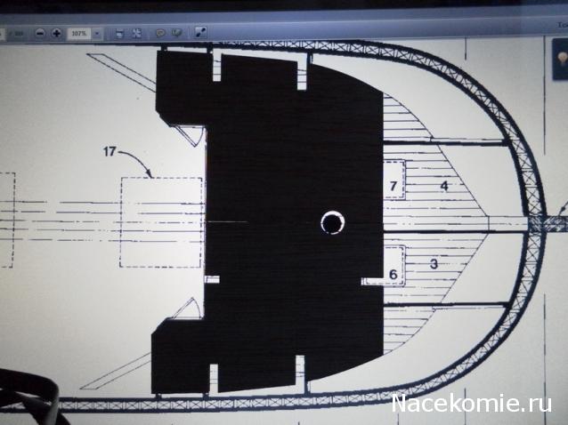 Парусник Баунти - Сборка корпуса