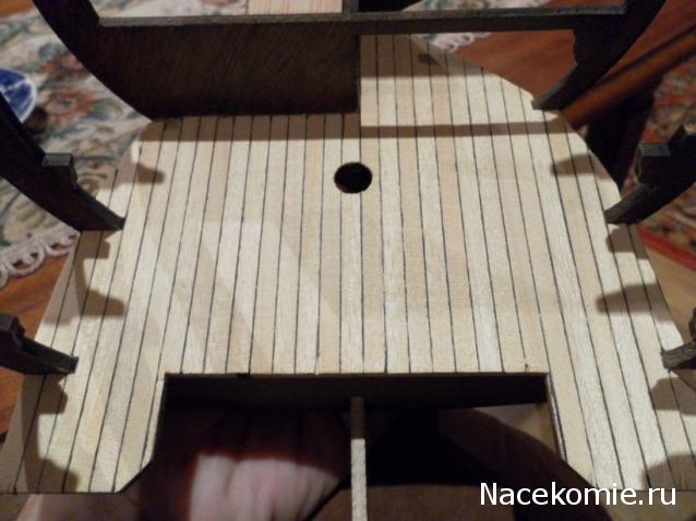 Парусник Баунти - Сборка корпуса