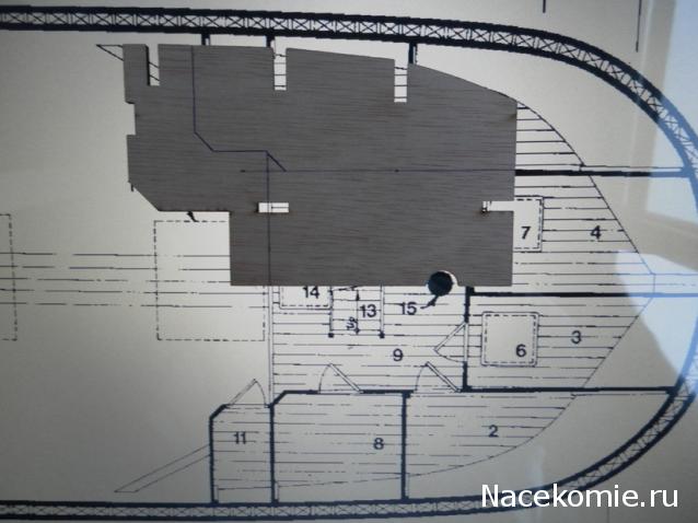 Парусник Баунти - Сборка корпуса