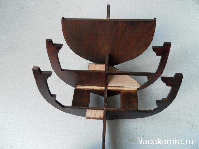 Парусник Баунти - Сборка корпуса