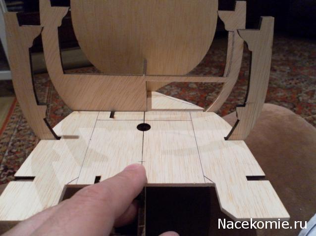 Парусник Баунти - Сборка корпуса