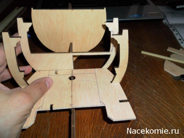 Парусник Баунти - Сборка корпуса