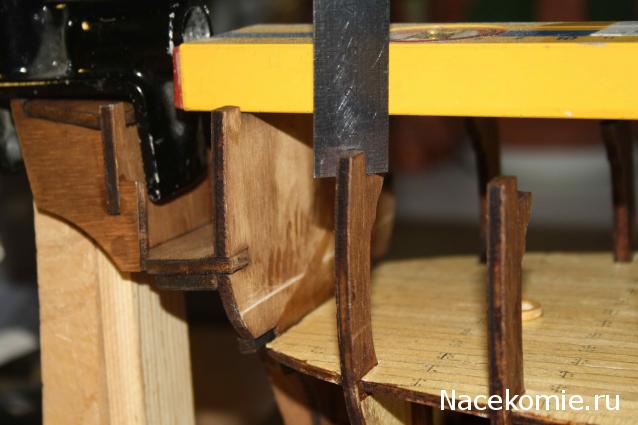 Парусник Баунти - Сборка корпуса