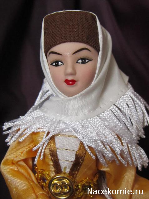 Куклы в народных костюмах №15 Кукла в осетинском девичьем костюме