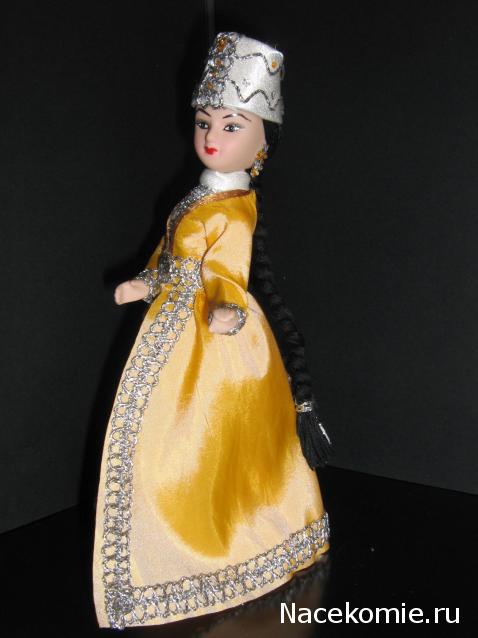 Куклы в народных костюмах №15 Кукла в осетинском девичьем костюме