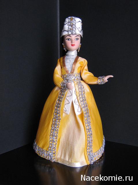 Куклы в народных костюмах №15 Кукла в осетинском девичьем костюме