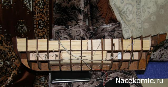 Парусник Баунти - Имитация освещения внутренних помещений