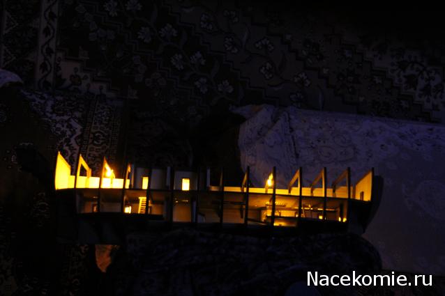 Парусник Баунти - Имитация освещения внутренних помещений