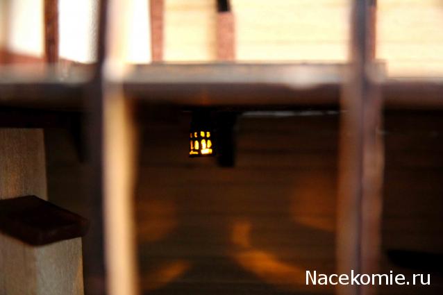 Парусник Баунти - Имитация освещения внутренних помещений