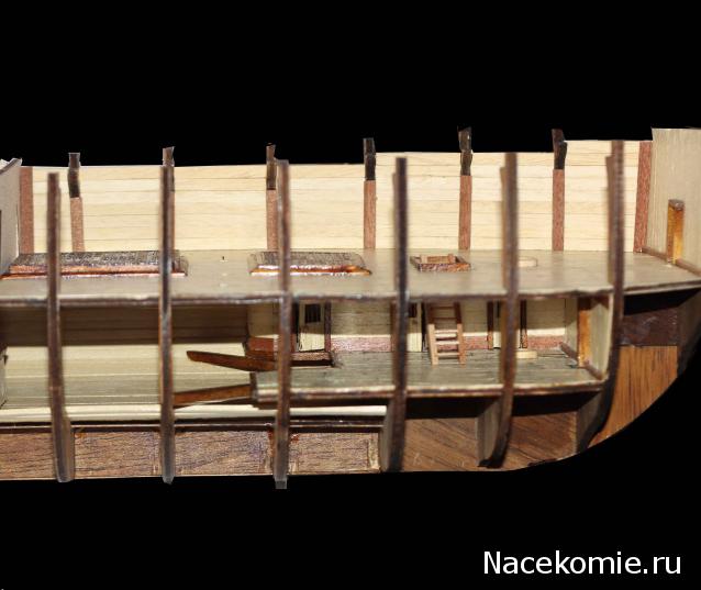 Парусник Баунти - Сборка корпуса
