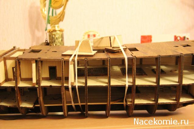 Парусник Баунти - Сборка корпуса