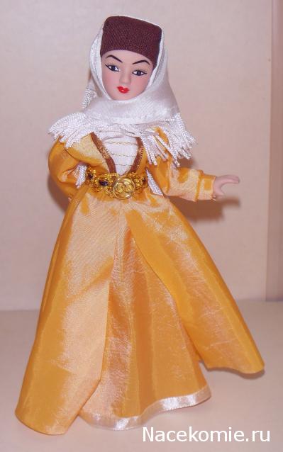Куклы в народных костюмах №15 Кукла в осетинском девичьем костюме