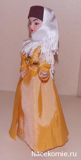 Куклы в народных костюмах №15 Кукла в осетинском девичьем костюме