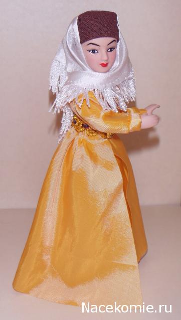 Куклы в народных костюмах №15 Кукла в осетинском девичьем костюме