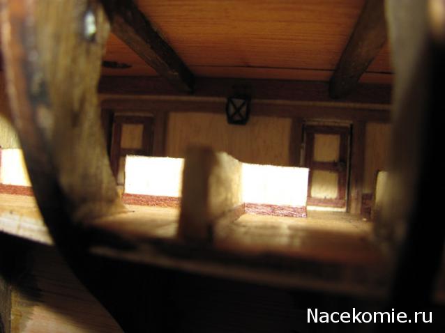 Парусник Баунти - Имитация освещения внутренних помещений