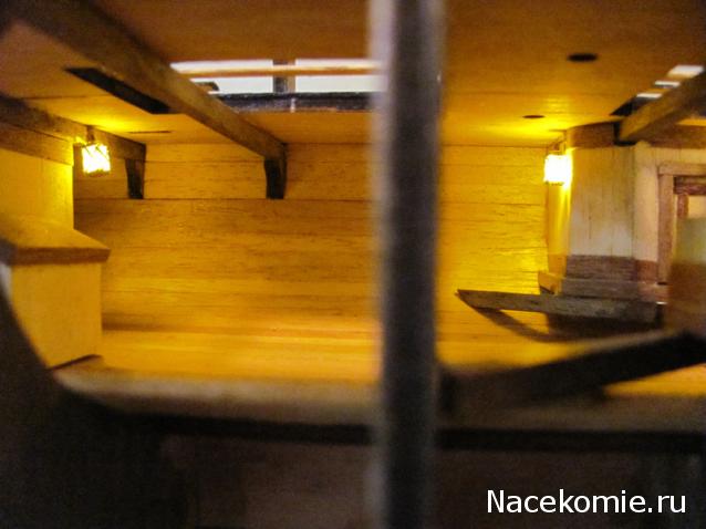 Парусник Баунти - Имитация освещения внутренних помещений