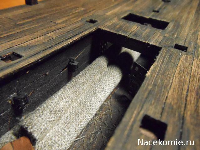 Собери Чёрную Жемчужину. Сборка, обшивка и покраска палуб