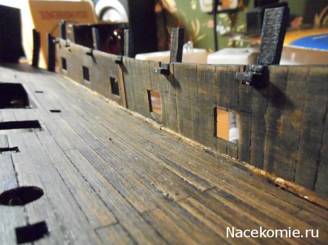 Собери Чёрную Жемчужину. Сборка, обшивка и покраска палуб