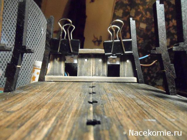 Собери Чёрную Жемчужину. Сборка, обшивка и покраска палуб