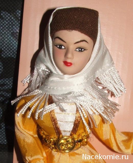 Куклы в народных костюмах №15 Кукла в осетинском девичьем костюме