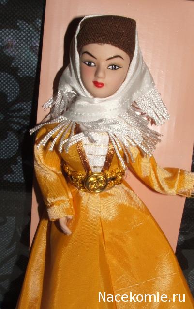 Куклы в народных костюмах №15 Кукла в осетинском девичьем костюме