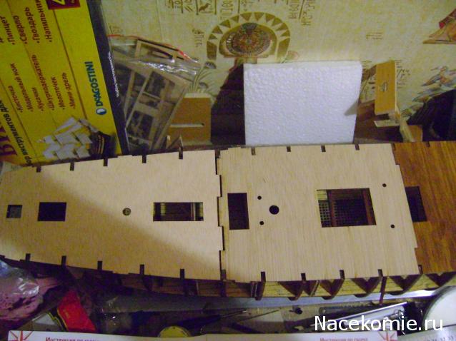 Парусник Баунти - Сборка корпуса