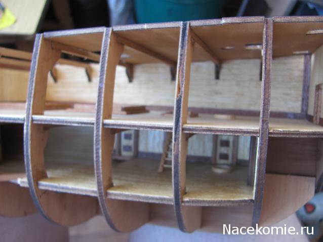 Парусник Баунти - Сборка корпуса