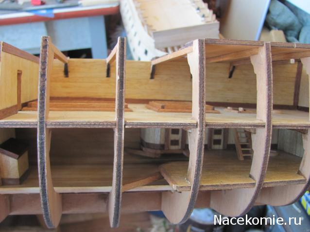 Парусник Баунти - Сборка корпуса