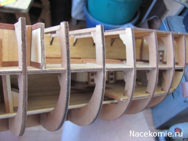 Парусник Баунти - Сборка корпуса
