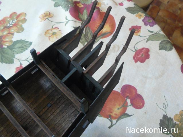 Собери Чёрную Жемчужину. Сборка корпуса.