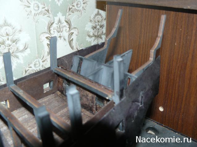 Собери Чёрную Жемчужину. Сборка корпуса.