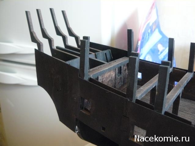 Собери Чёрную Жемчужину. Сборка корпуса.