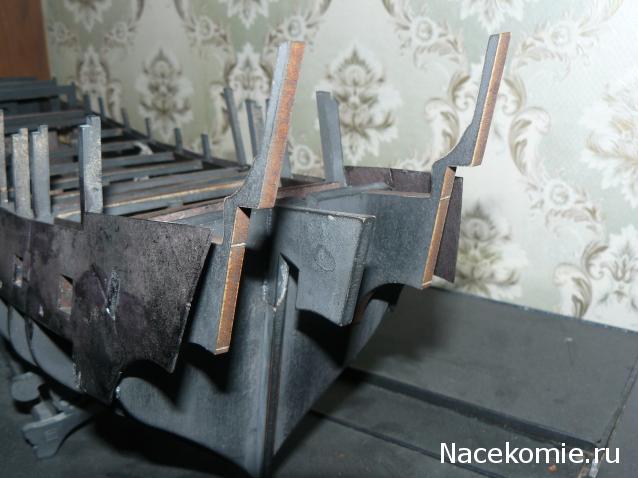 Собери Чёрную Жемчужину. Сборка корпуса.