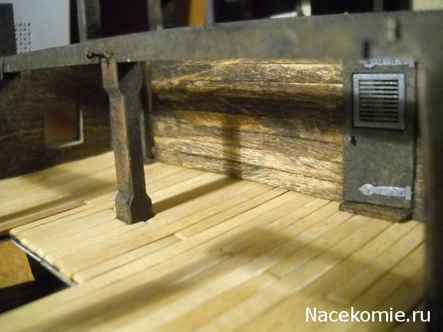 Собери Чёрную Жемчужину. Сборка, обшивка и покраска палуб