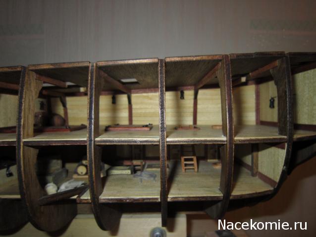 Парусник Баунти - Сборка корпуса