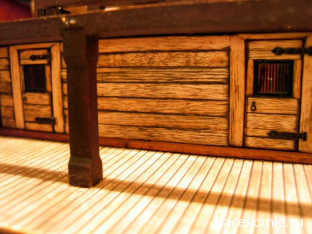 Собери Чёрную Жемчужину. Сборка, обшивка и покраска палуб