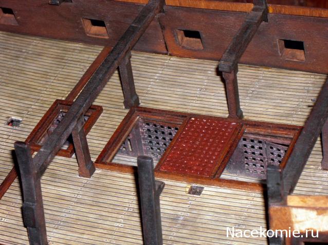 Собери Чёрную Жемчужину. Сборка, обшивка и покраска палуб