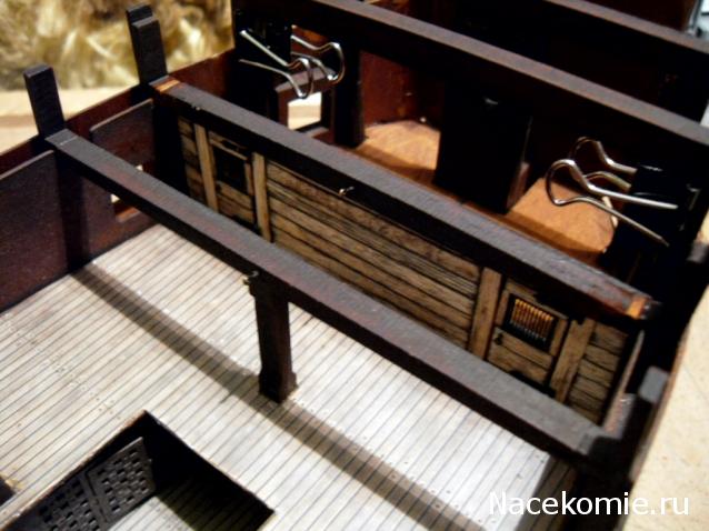 Собери Чёрную Жемчужину. Сборка, обшивка и покраска палуб