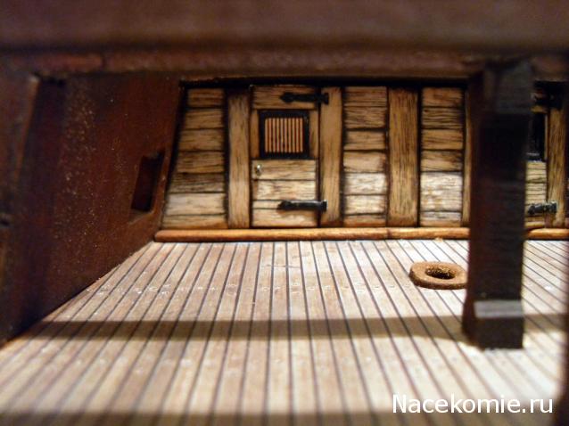 Собери Чёрную Жемчужину. Сборка, обшивка и покраска палуб